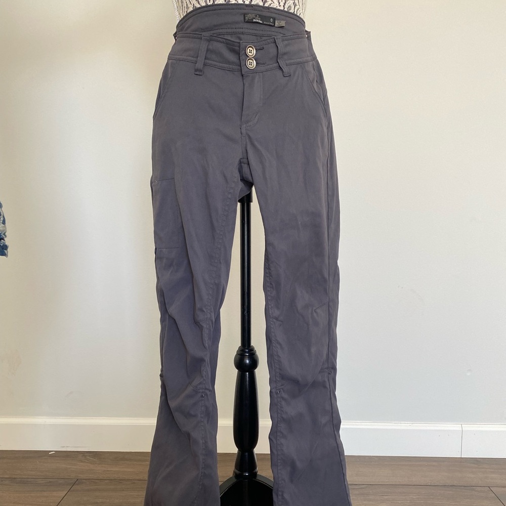 Grey Nylon hiking pants